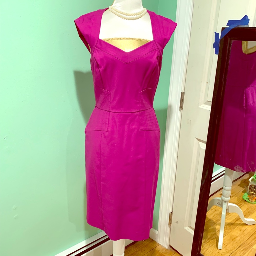 White House Black Market Pink Classy Dress